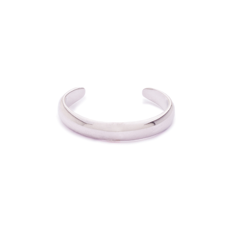 10KT Solid White Gold Band Toe Ring